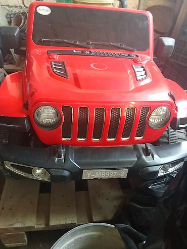 uşaq maşınları ucuz: Uşaq elektrik maşını – off-road üslubunda, qırmızı korpus tam ideal — 1