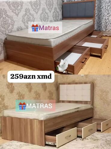 Masa və oturacaq dəstləri: Çarpayı yeni tək nəfərlik