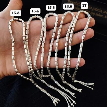 papaq milli: Gümüş təsbeh kolleksiyası Qram- 9.5 AzN - Material: 925 ayar gümüş — 3