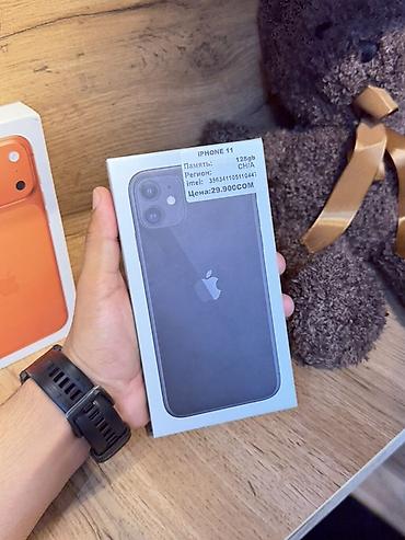 iphone air бишкек: IPhone 11, 128 ГБ, регион CH/A (Китай). На коробке указан IMEI: 41 — 1