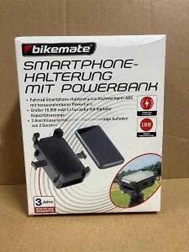 Dodaci za bicikl: Držač za telefon za bicikl sa ugrađenim power bankom - Univerzalni — 14