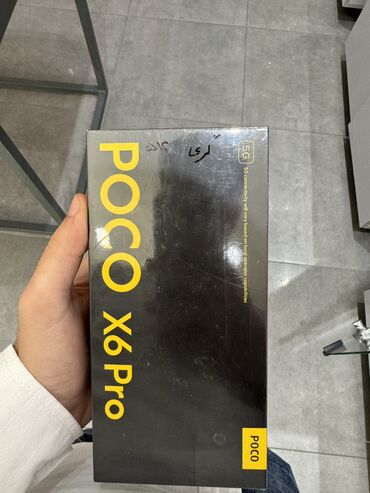 Poco: Poco X6 Pro 5G, 512 GB, rəng - Qara, Zəmanət