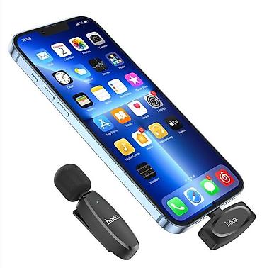 apple studio: Беспроводной петличный микрофон Hoco с приемником для iPhone — 5