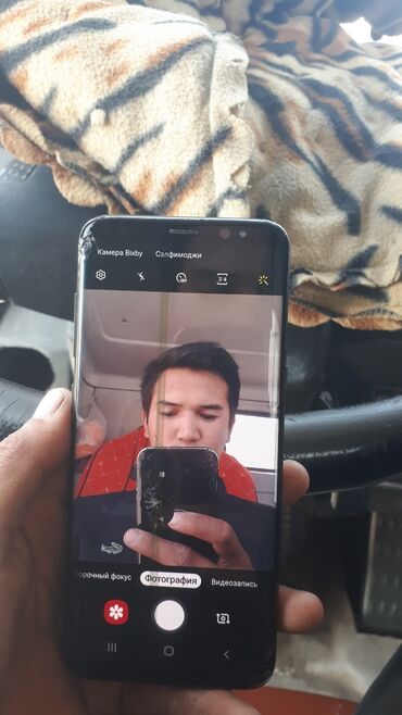 карты памяти class 6 для видеорегистратора: Samsung Galaxy S8, Б/у, 64 ГБ, цвет - Черный, 2 SIM