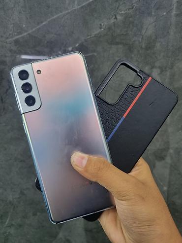 galaxy a: Samsung Galaxy S21 Plus 5G, Б/у, 256 ГБ, цвет - Серебристый, 2 SIM — 1