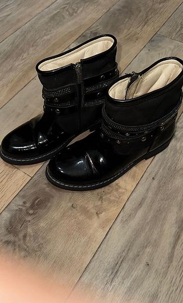 полусапожки: Детские полусапожки Toflani Kids Shoes, черные. Описание: - Материал — 4