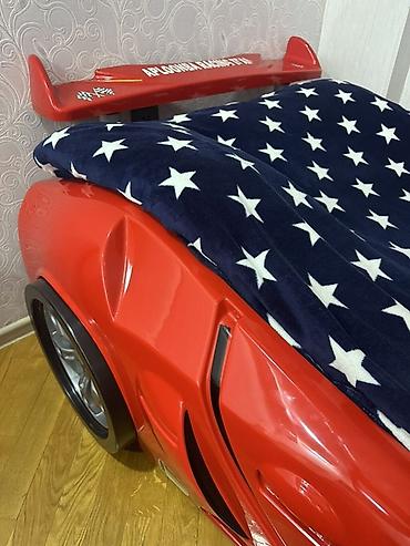 Детская мебель: Uşaq maşın-çarpayı – qırmızı “race car” dizaynı - Material: möhkəm — 3