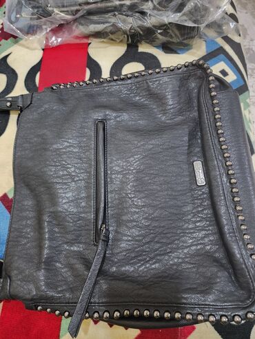 перчатки оригинал: Jessica Simpson Black Studded Leather Tote Bag Purse