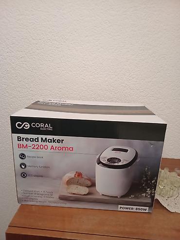 auto kamera retrovizor cena: CORAL Electric Bread Maker BM-2200 Aroma - Snaga: 850 W - LCD displej — 2