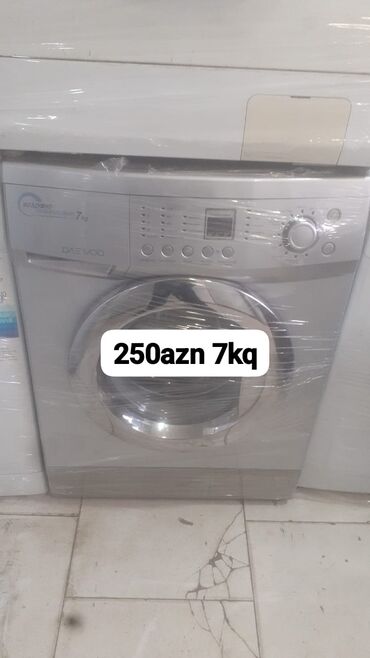 paltaryuyan motoru: Paltaryuyan maşın Daewoo, 7 kq, Avtomat, Qurutmasız, Kredit yoxdur