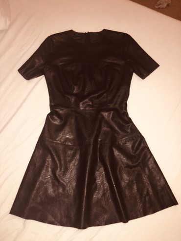 черный платья: Повседневное платье, Италия, Осень-весна, Короткая модель, M (EU 38)