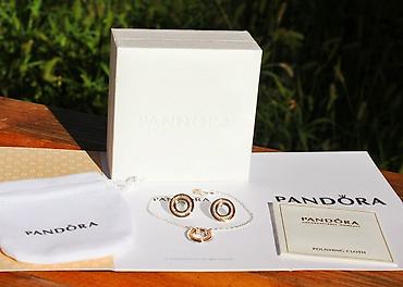Бижутерия: Очаровательный набор от Pandora🥰 Серебро 925 проба😍 Набор 2600 сом☺️ — 2
