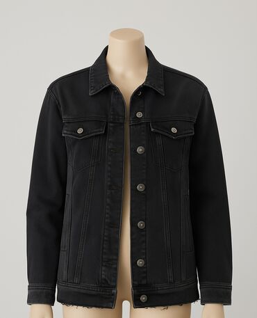 cins pencekler: Пиджак, Zara, Джинс, M (EU 38)