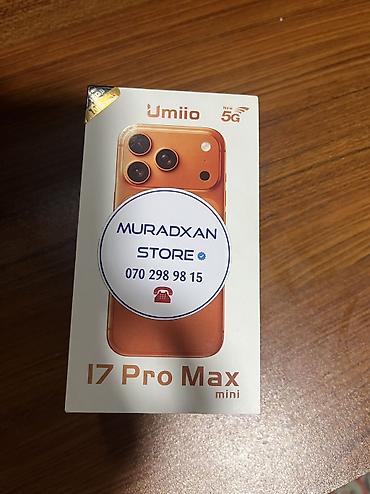 samsung 2 ci el: Umiio I7 Pro Max mini – 5G dəstəkli Telfon karobkadır 1ay istifadə — 5