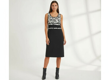 cekinowa sukienki na wesele plus size: QUIOSQUE, Sukienka damska, rozmiar S