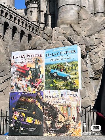 белая ночь: Иллюстрированное издание «Harry Potter» (англ. язык) — набор из 4 книг — 2