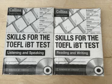 Спорт и хобби: Книги для подготовки к TOEFL
Продаю обе книги за 300 сом