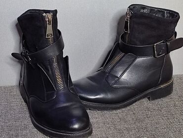 обувь мужской 41: Ботинки и ботильоны 38, цвет - Черный
