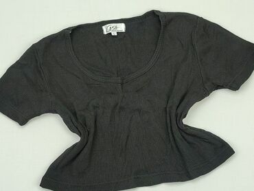 czarne t shirty damskie reserved: Top L (EU 40), condition - Very good