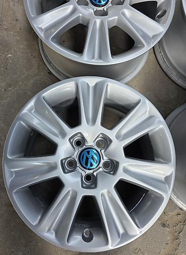Транспорт: Литые Диски R 15 Volkswagen, Комплект, отверстий - 5, Б/у — 3