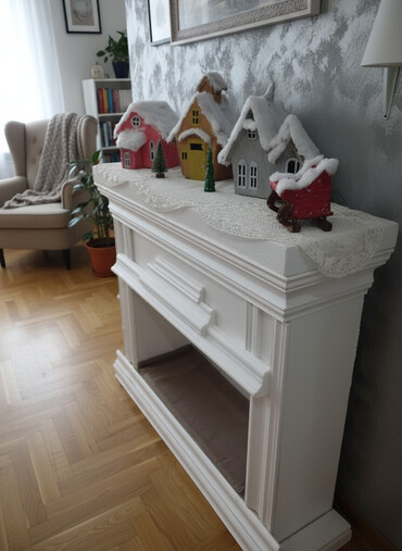 Praznična dekoracija: Set ukrasa, bоја - Bela, Novo — 1