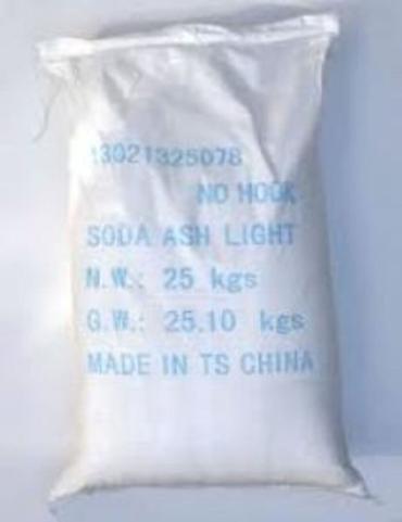 Yüngül kalsiumlaşdırılmış soda (Natrium karbonat – Na₂CO₃) Yüngül