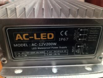 кухенный шкаф: Источник питания для светодиодов AC-LED AC-12V200W - Назначение