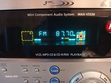 Musiqi mərkəzləri: Samsung Max-VS530 Funksiyalar: Mp3 CD video. Aux. iki kaset avtoreys -da lalafo.az — 3 Musiqi mərkəzləri: Samsung Max-VS530 Funksiyalar: Mp3 CD video. Aux. iki kaset avtoreys — 3