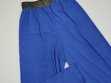 czerwone spodnie materiałowe z lampasami: Material trousers, S (EU 36), condition - Very good