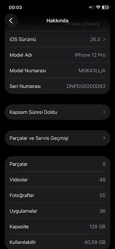 Apple iPhone: IPhone 12 Pro, 128 GB, Göy, Face ID — 11