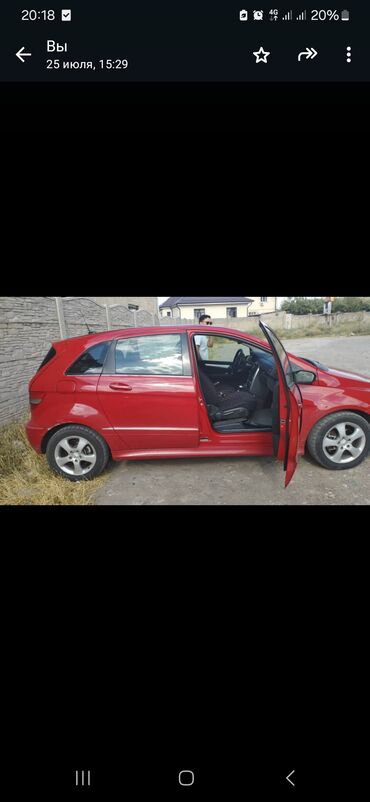 авто ка 5: Mercedes-Benz B 170: 2008 г., 1.7 л, Типтроник, Бензин, Хэтчбэк