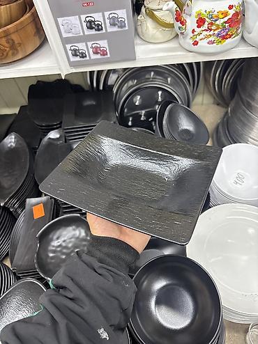 Другие товары для кухни: Меламиновая посуда для кафе и ресторанов — черная коллекция - — 14