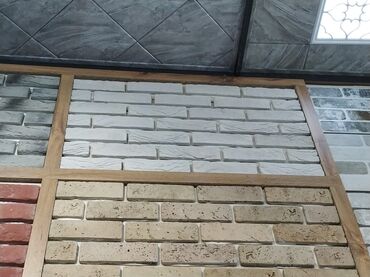 metbex ucun kafel metlax: Dekorativ divar üzlük daşları – “kərpic” fakturalı panellər -