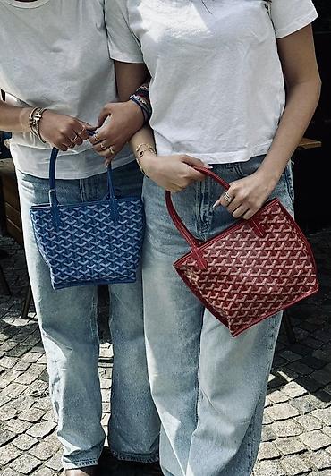 Классические сумки: Сумка-тоут Goyard вместительная, миниатюрная сумка - идеально на — 8