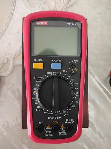 Alətlər: UNI-T UT39A+ rəqəmsal multimetr Xüsusiyyətlər: - 4000 count LCD — 1