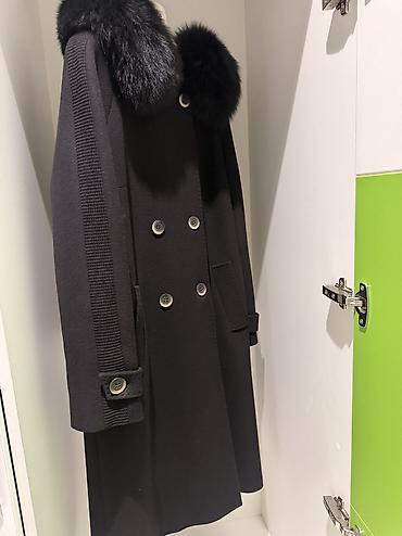 coat: Пальто, Классика, Зима, По колено, С капюшоном, M — 1
