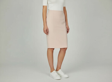 spódnice plisowane różowa midi: Reserved, Women`s skirt, size M