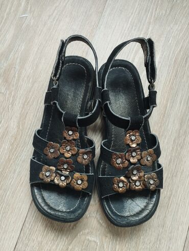 теплая детская обувь: Босоножки сандали RICOSTA размер 32 нат.кожа. Германия. Украшения
