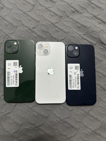 купить бу телевизор в бишкеке: IPhone 13, Колдонулган, 128 ГБ, Каптама, Куту