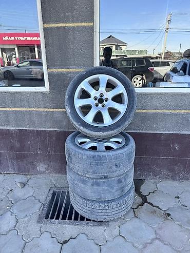 Колеса в сборе 225 / 50 / R 17, Лето, Б/у, Комплект, Легковые, Литые, отверстий - 5