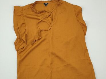 krotka bluzki z bufiastymi rękawami: Bluzka Damska, Ovs, S, stan - Idealny
