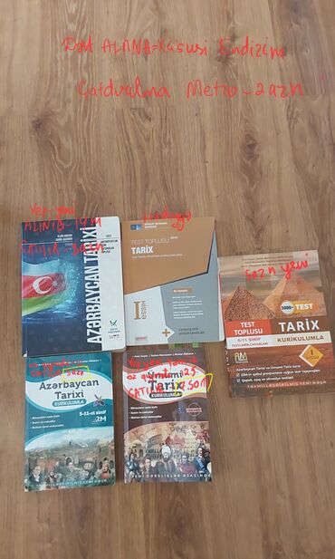 Tarix kitabları elaqe saxlayın en uyğununu edim🎀🙏Yanindahe diyyelik