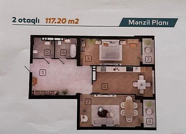elite: 2 otaqlı, Yeni tikili, m. Koroğlu, 117 kv. m — 6