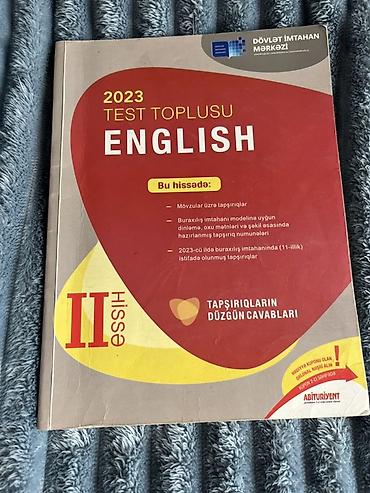 Testlər: Məhsul: İngilis dili üzrə test topluları və hazırlıq kitabları dəsti — 3