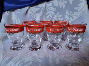 Čaše: Case nove vintaz,eurokrem. Case bez ostecenja sve na njima odsjaj na lalafo.rs — 6 Čaše: Case nove vintaz,eurokrem. Case bez ostecenja sve na njima odsjaj — 6