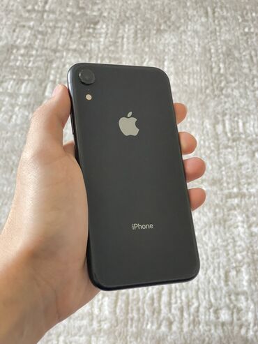 телефоны пока: IPhone Xr, Б/у, 64 ГБ, Черный, Чехол, 81 %