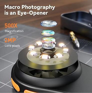 Для зрения очки: Для просмотра мелких деталий 500-кратное увеличение цифровой — 9