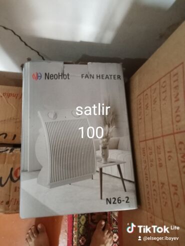 бежевая вытяжка для кухни: NeoHot Fan Heat - Tip: Ventilyatorlu isidici (fan heater) - Korpus