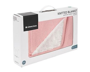mojca dvosed simpo: KikkaBoo Pleteno dvostrano baby ćebence Sherpa – Dream Big Pink, 75 x — 3