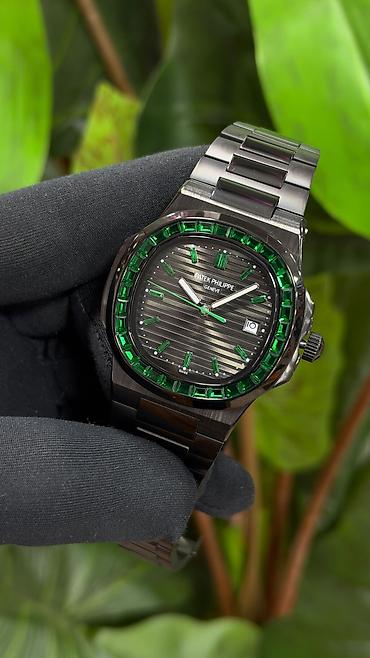 qaş daş: Yeni, Qol saatı, Patek Phillipe, rəng - Qara — 9